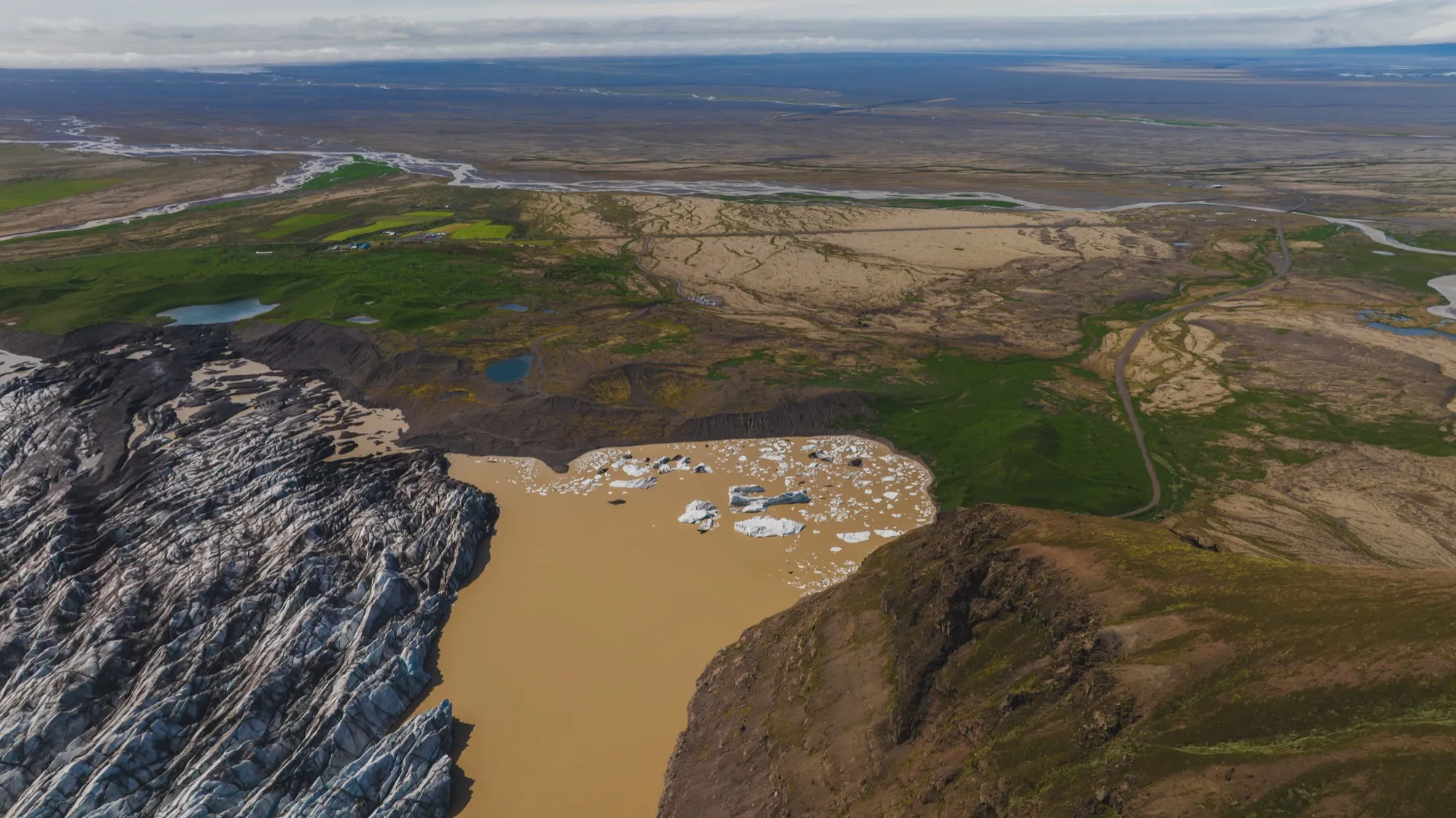 Aerial photograph — Iceland — Earthly