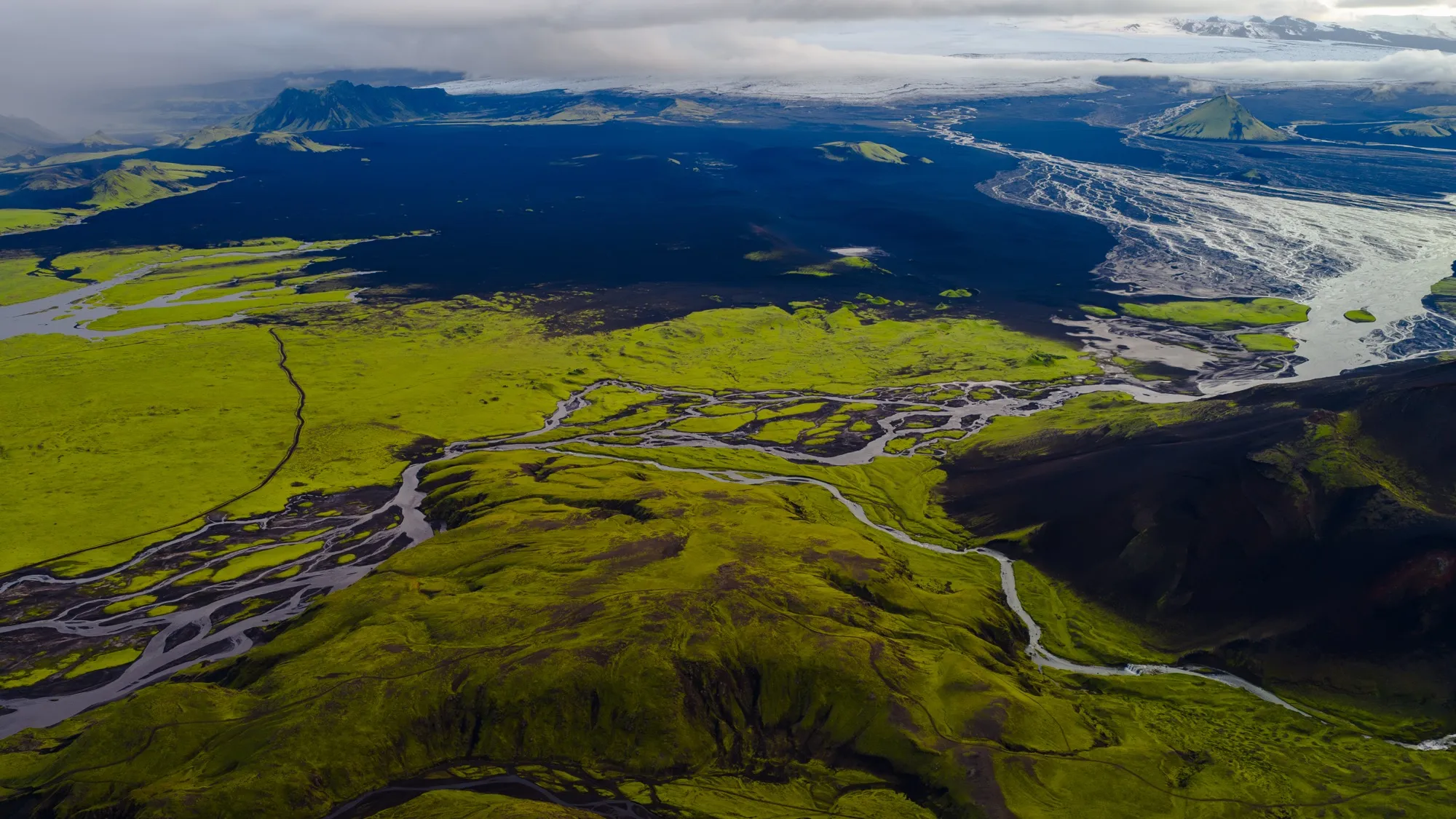 Aerial photograph — Iceland — Earthly