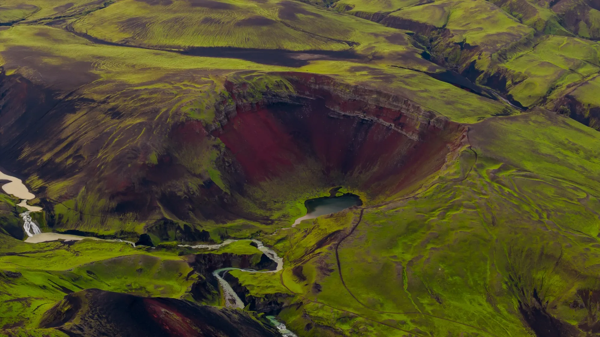 Aerial photograph — Iceland — Earthly