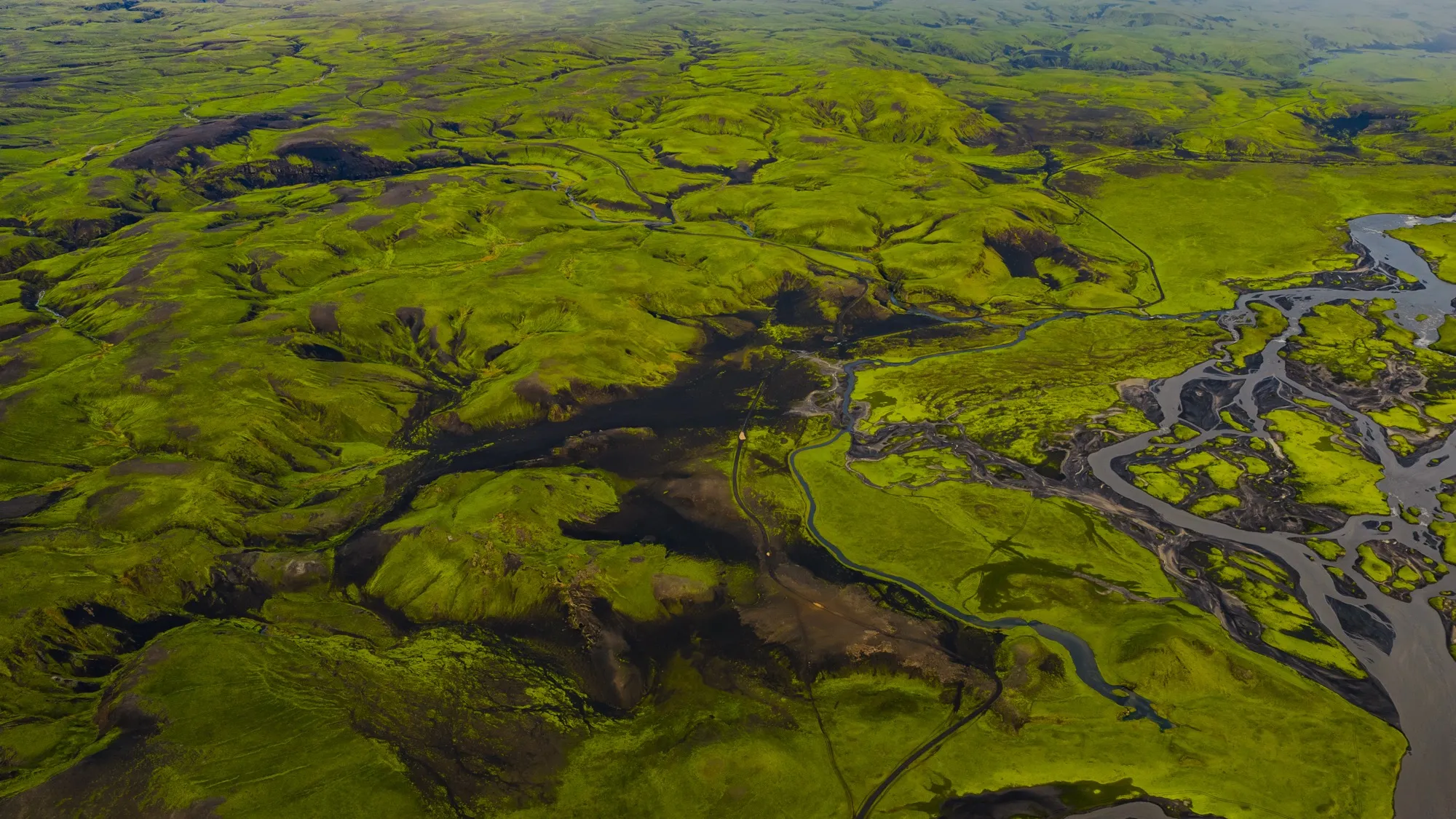 Aerial photograph — Iceland — Earthly