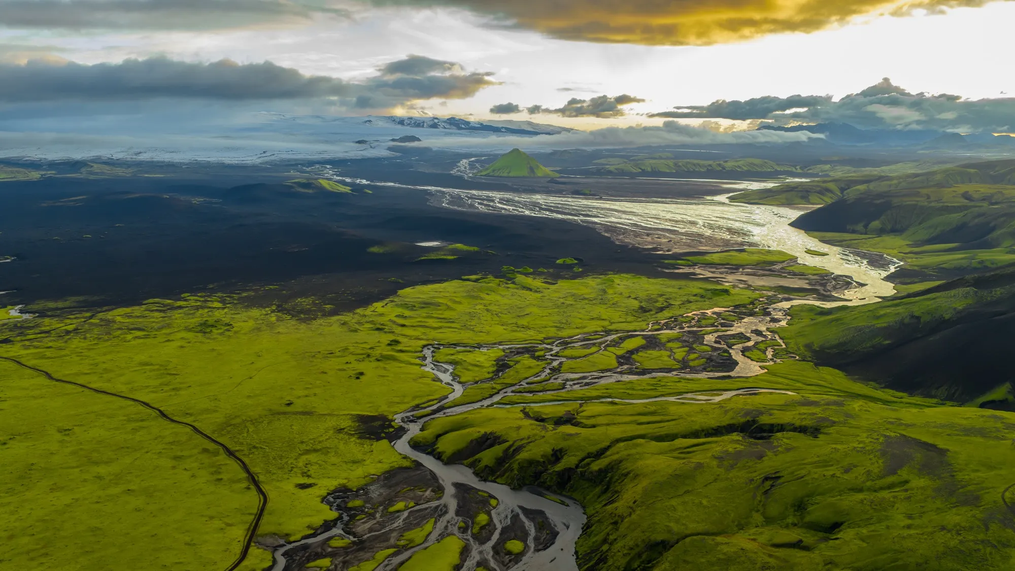 Aerial photograph — Iceland — Earthly