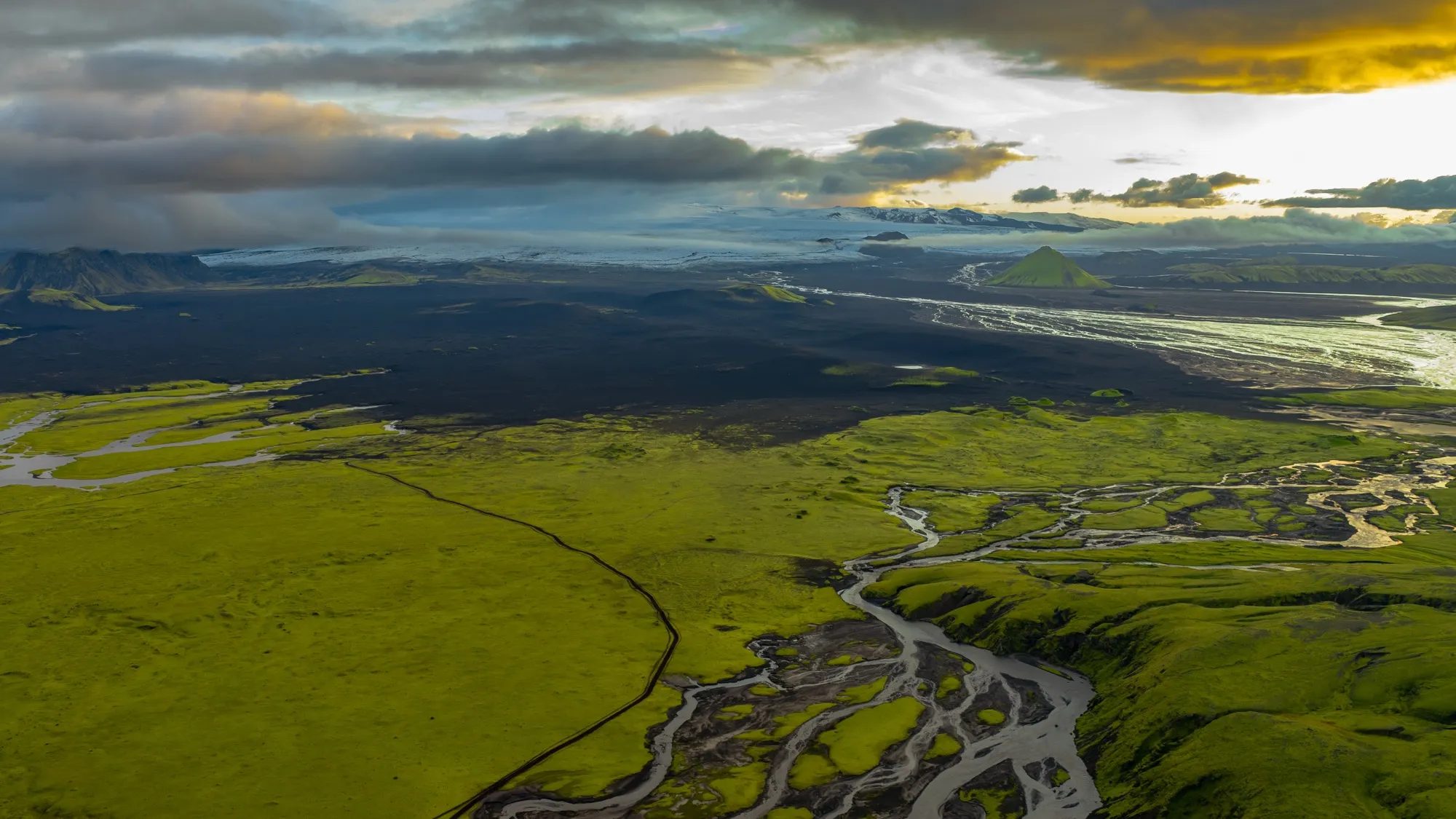 Aerial photograph — Iceland — Earthly