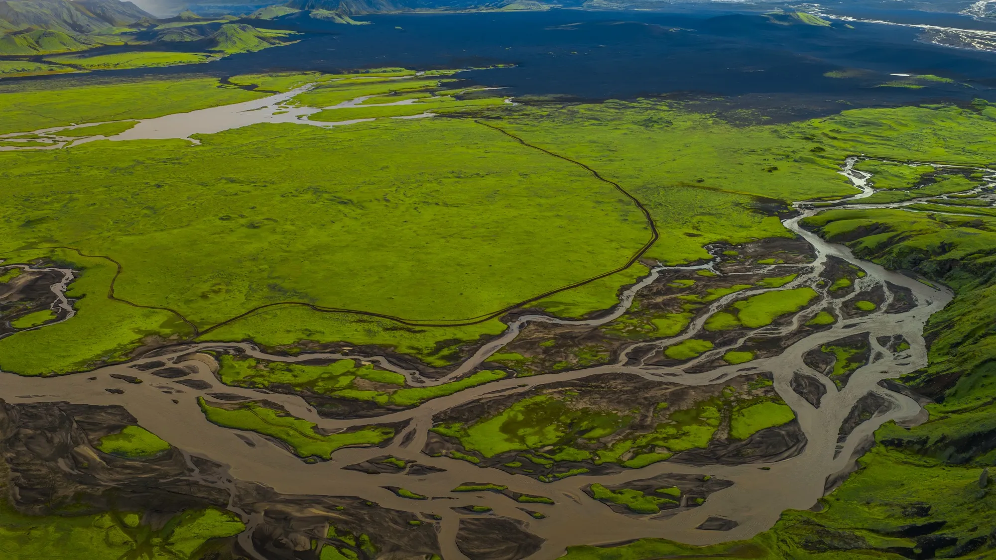 Aerial photograph — Iceland — Earthly