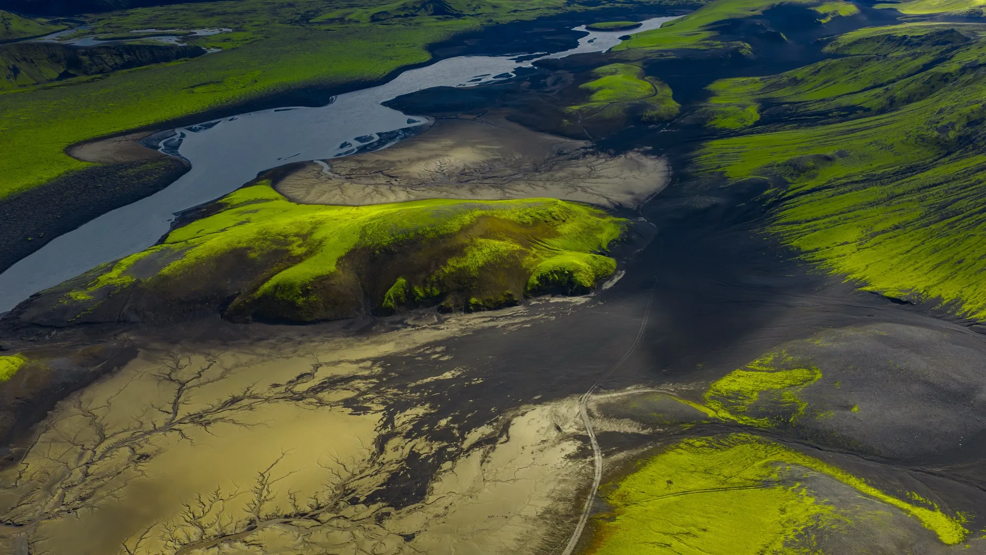 Aerial photograph — Iceland — Earthly