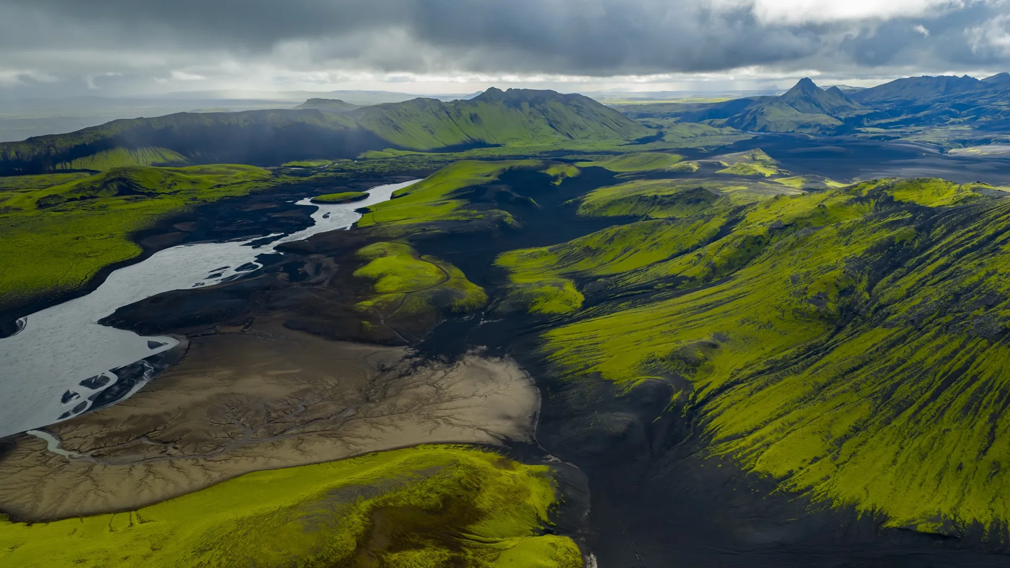 Aerial photograph — Iceland — Earthly